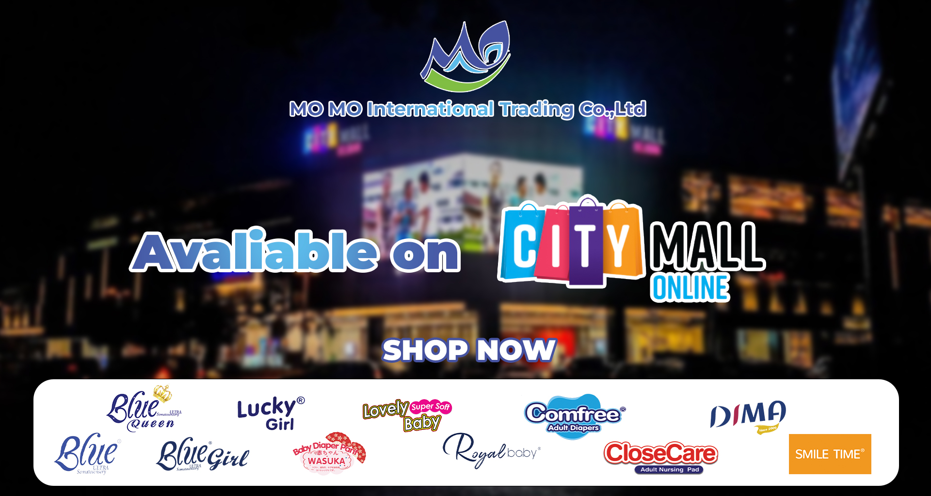 Available on CityMall Online